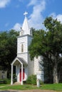 Saint Stephens Episcopal Church in Goliad Texas Royalty Free Stock Photo