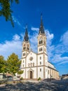 Saint-Symphorien church of Illkirch-Graffenstaden - Alsace, Fran Royalty Free Stock Photo