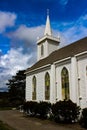 Saint Teresa of Avila Church with a cloudy blue sky in the background Royalty Free Stock Photo