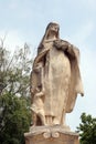 Saint Teresa of Avila statue in front of the Cathedral of St. Teresa of Avila in Bjelovar, Croatia