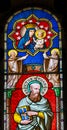 Saint Thadeus Jude Mary Stained Glass Baptistery Pisa Italy