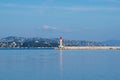 Saint Tropez lighthouse blue sea and sky