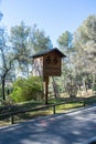 Saint Trope park bird house at daytime