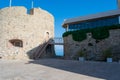 Saint Tropez coast tower blue sky