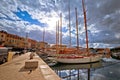 Saint Tropez. Colorful harbor of Saint Tropez at Cote d Azur view Royalty Free Stock Photo