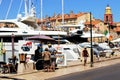 Saint Tropez Street scene in summer