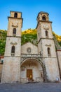 Saint Tryphon cathedral in Kotor, Montenegro Royalty Free Stock Photo