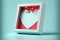 Saint Valentine day heart box