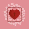 Saint Valentines day design Royalty Free Stock Photo