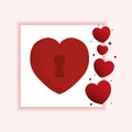 Saint Valentines day design Royalty Free Stock Photo