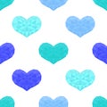 Saint Valentines day seamless pattern. Background with hearts.