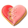 Saint Valentines Gingerbread - Stock Photo