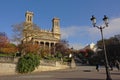 Saint Vincent de Paul church on a sunny day, Paris, France Royalty Free Stock Photo