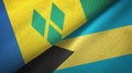 Saint Vincent and the Grenadines and Bahamas two flags