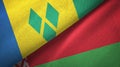 Saint Vincent and the Grenadines and Belarus two flags