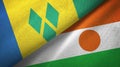Saint Vincent and the Grenadines and Niger two flags