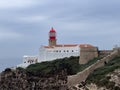 Saint Vincent Lighthouse, Portugal Royalty Free Stock Photo