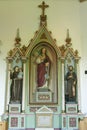 St Vitus altar in Our Lady Chapel in Dubovec, Croatia