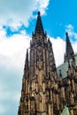 Saint Vitus Cathedral facade, Prague Czech Royalty Free Stock Photo