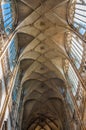 Saint Vitus Cathedral interior Royalty Free Stock Photo