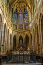Saint Vitus Cathedral interior Royalty Free Stock Photo