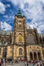 Saint Vitus Cathedral Prague in Czech Republic Royalty Free Stock Photo