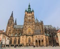 Saint Vitus Cathedral in Prague Royalty Free Stock Photo