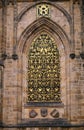 Saint Vitus Cathedral window detail in Prague
