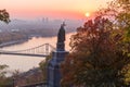 Saint Vladimir Monument in Kiev at autumn morning, Ukraine Royalty Free Stock Photo