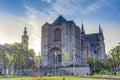 Saint Waltrude church in Mons, Belgium.