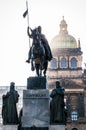 Saint Wenceslas statue Royalty Free Stock Photo