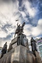 Saint Wenceslas statue on Vaclavske Namesti in Prague