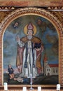 Saint Wolfgang, altarpiece in the chapel of St. Wolfgang in Vukovoj, Croatia