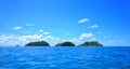 Small Island Ile Seche, Moyenne Island, Round Island, Long Island, Republic of Seychelles, Africa Royalty Free Stock Photo