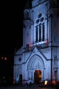 Sainte-Blandine Church in Lyon, during Festival of