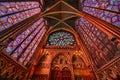 The Sainte Chapelle in la Cite of Paris.