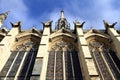 The Sainte-Chapelle is a royal chapel in the Gothic style of Paris.