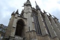 Sainte Chapelle, a royal chapel within the medieval Palais de la Cite in Paris, France