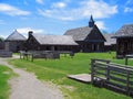 Sainte Marie among the Hurons, Reconstructed Chapel and Buildings of the Historic Jesuit Mission, Midland, Ontario, Canada