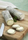 Sainte Maure de Touraine, French Cheese produced from Goat`s Milk