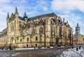 Sainte-Waudru Collegiate in Mons, Belgium, the Capital of Cultur Royalty Free Stock Photo