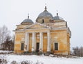 Saints Boris and Gleb Orthodox cathedral in Staritsa Royalty Free Stock Photo