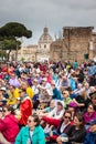 Canonisation of saints John Paul II, John XXIII Royalty Free Stock Photo