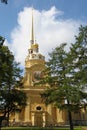 Saints Peter and Paul Cathedral, Saint Petersburg, Russia Royalty Free Stock Photo