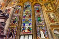 Saints Peter Paul Stained Glass Santa Maria Novella Florence Italy