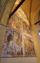 Saints Philip and James Church wall paintings in Padua Italy