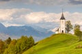 Saints Primus and Felician Church in Jamnik. Royalty Free Stock Photo