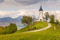 Saints Primus and Felician Church in Jamnik. Royalty Free Stock Photo