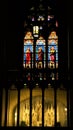 Saints Stained Glass Cathedral NYC Royalty Free Stock Photo