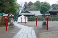 Washinomiya Shrine in Kuki, Saitama, Japan. The Shrine was a history of over 2000 years and Anime Royalty Free Stock Photo